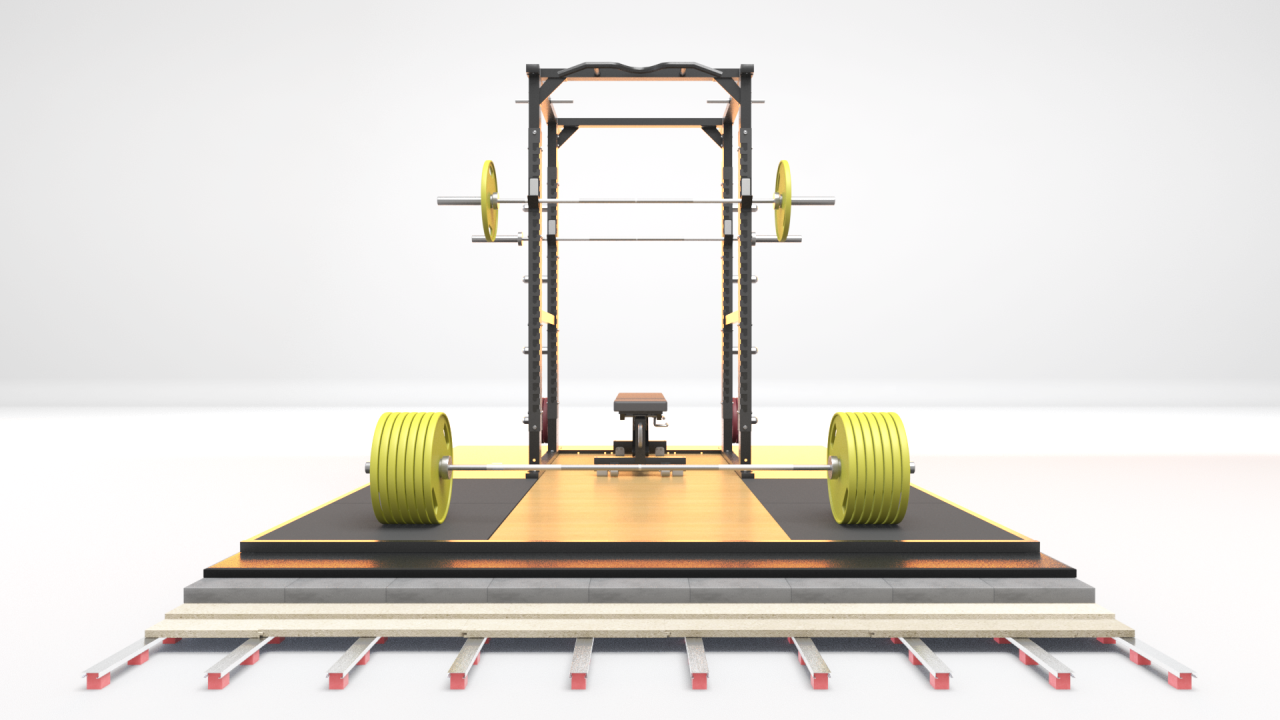 Vibratec GYM construction