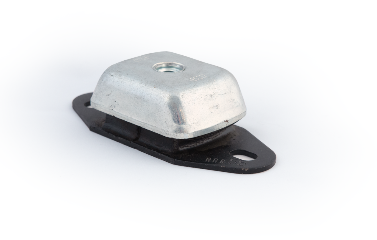 Image of Vibratec elastomer mount used for marine vibration isolation.
