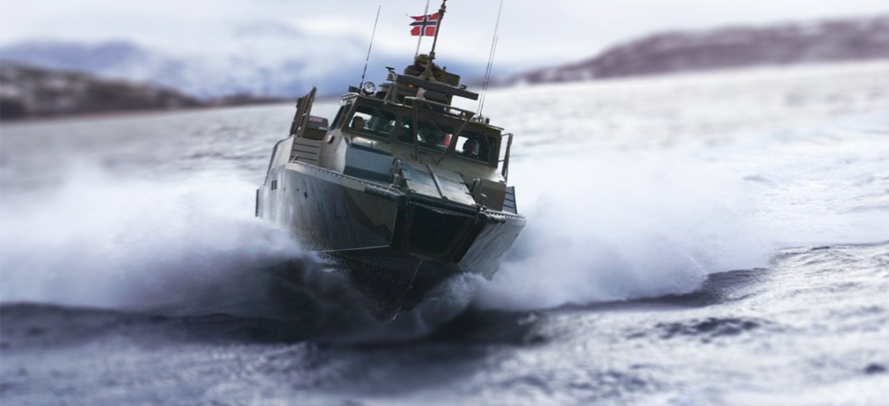 The Swedish made military marine combat boat CB90 has it's engines mounted on Vibratec's spring isolators VT41XX to suspend the engine and remove vibrations and structure borne noise.