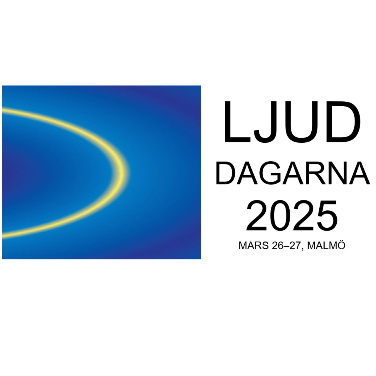 Image with the text SAS Ljuddagar 2025