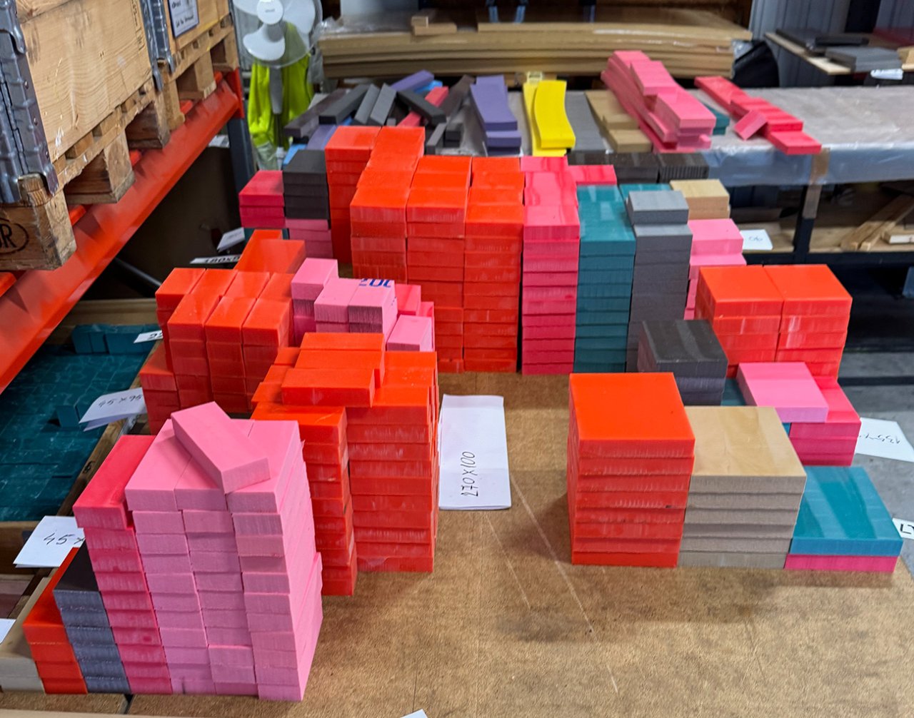 Image of piles with Vibratec Regufoam vibration pads