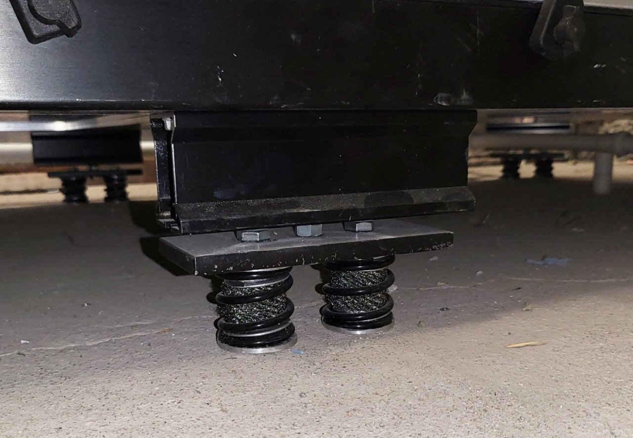 Vibratec Spring Isolator under HVAC