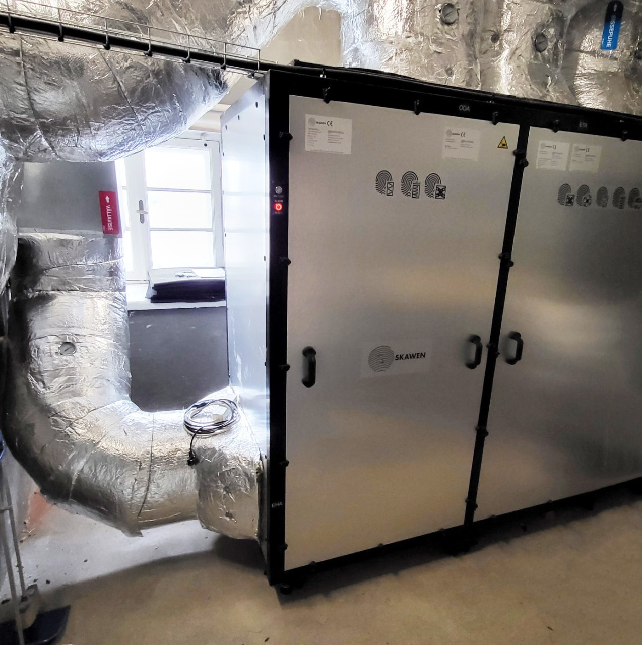 Vibratec Spring Isolator under HVAC