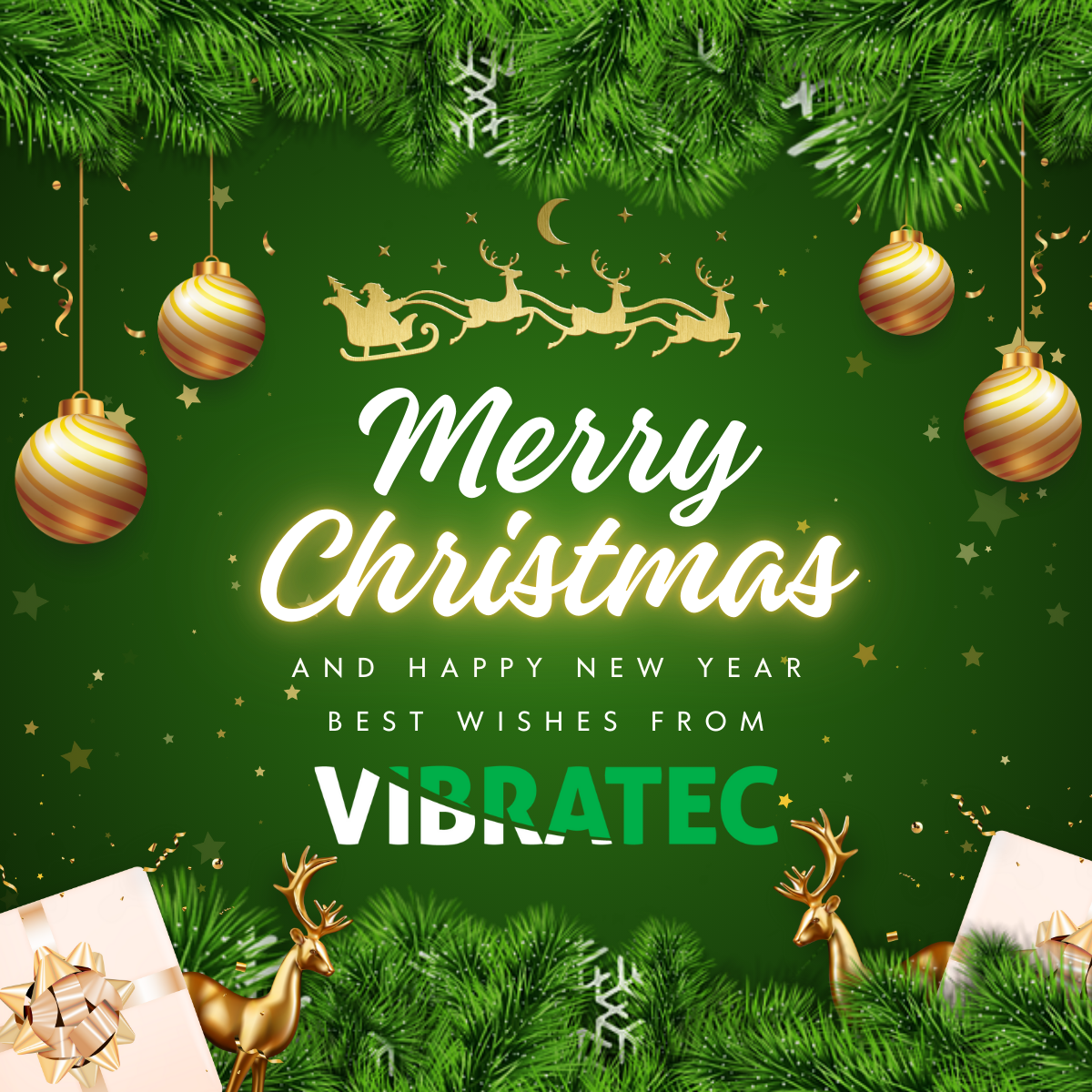 Holiday Greeting from Vibratec 2025