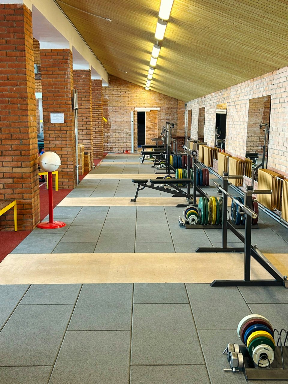 Image of heavy lifting area at Kääriku Spordibaas