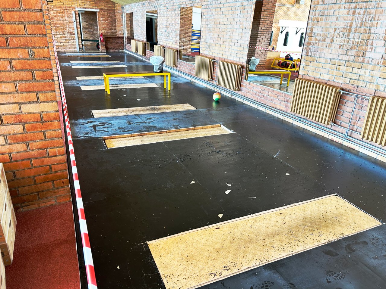 Image of heavy lifting area under construction at Kääriku Spordibaas